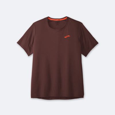 Camiseta Brooks Atmosphere Short Sleeve Hombre Chocolate | CR40619