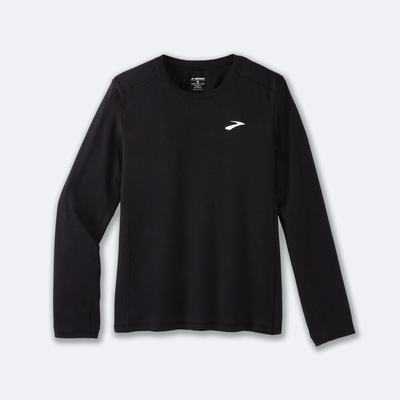 Camiseta Brooks Distance Long Sleeve 2.0 Hombre Negras | CR68390