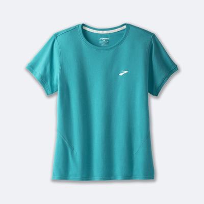 Camiseta Brooks Distance Short Sleeve 2.0 Mujer Verde | CR05267