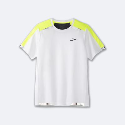 Camiseta Brooks Run Visible Short Sleeve Hombre Blancas | CR40365