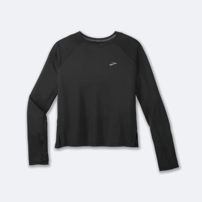 Camiseta Brooks Sprint Free Long Sleeve Mujer Negras | CR18426