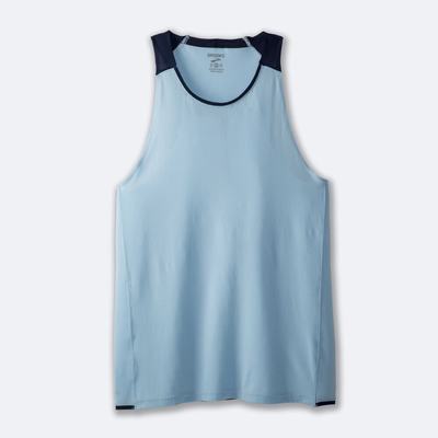 Camiseta Tirantes Brooks Atmosphere Singlet Hombre Azul Marino | CR37291