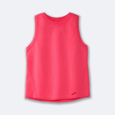 Camiseta Tirantes Brooks Distance Mujer Rosas | CR13698