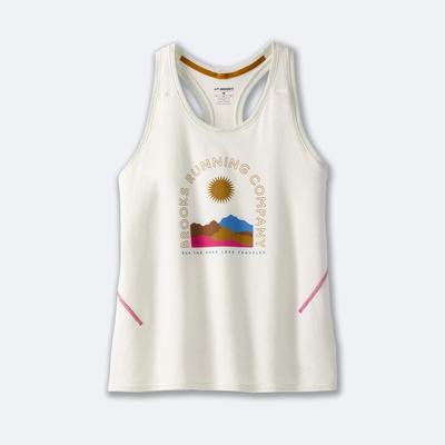 Camiseta Tirantes Brooks Distance Tank 2.0 Mujer Mist | CR79120