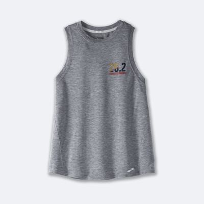 Camiseta Tirantes Brooks MCM22 Distance Estampadas Mujer Gris | CR23896