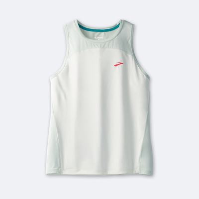 Camiseta Tirantes Brooks Sprint Free Tank 2.0 Mujer Verde Menta | CR68275