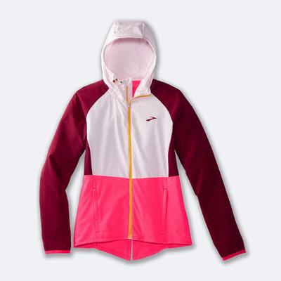 Chaquetas Brooks Canopy Mujer Burdeos/Rosas | CR61457