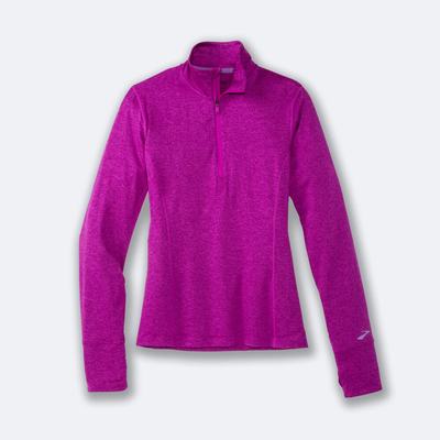 Chaquetas Brooks Dash 1/2 Zip Mujer Rosas | CR93546