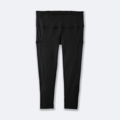 Mallas Brooks Method 1/2 Crop Tight Mujer Negras | CR81953