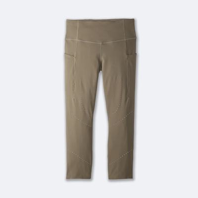 Mallas Brooks Method 3/4 Tight Mujer Kaki | CR41386