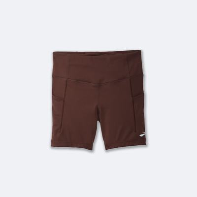 Mallas Brooks Method 5" Short Tight Mujer Chocolate | CR23814