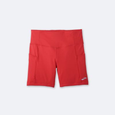 Mallas Brooks Method 5" Short Tight Mujer Rojas | CR52731