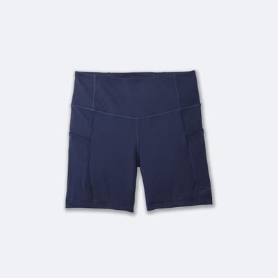 Mallas Brooks Method 5" Short Tight Mujer Azul Marino | CR64521