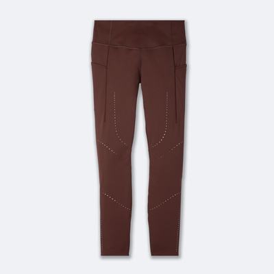 Mallas Brooks Method 7/8 Tight Mujer Chocolate | CR83147