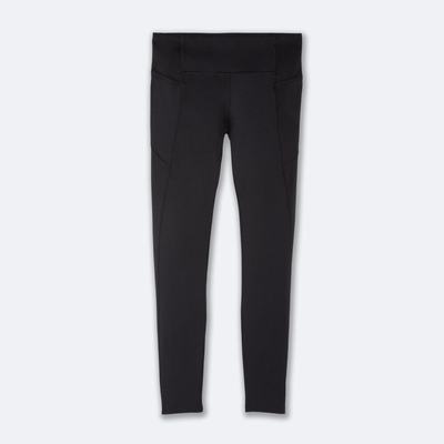 Mallas Brooks Moment Tight Mujer Negras | CR10453