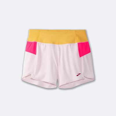 Pantalones Cortos Brooks Chaser 5" Mujer Rosas/Naranjas | CR03175