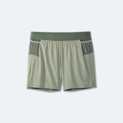 Pantalones Cortos Brooks Sherpa 5" 2-in-1 Hombre Verde | CR98123