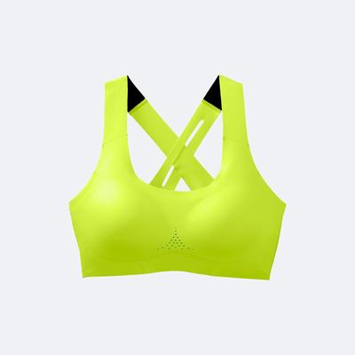 Sujetadores Deportivos Brooks Dare Crossback Run Bra 2.0 Mujer Amarillo | CR19827