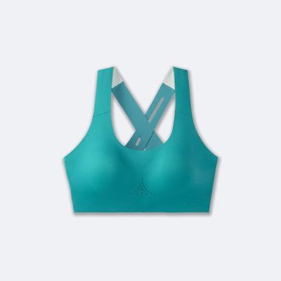 Sujetadores Deportivos Brooks Dare Crossback Run Bra 2.0 Mujer Verde | CR43809