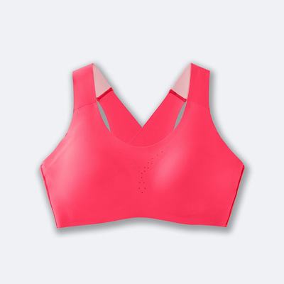 Sujetadores Deportivos Brooks Dare Crossback Run Bra Mujer Rosas | CR84915