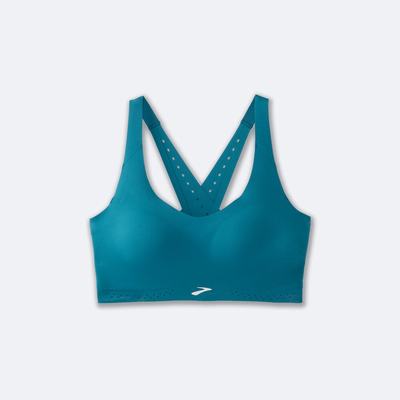 Sujetadores Deportivos Brooks Dare Strappy Run Bra 2.0 Mujer Verde | CR67482