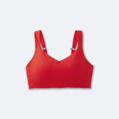 Sujetadores Deportivos Brooks Drive Convertible Run Bra Mujer Rojas | CR13829