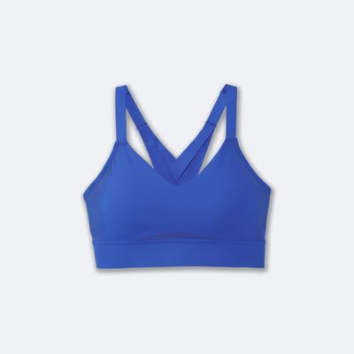 Sujetadores Deportivos Brooks Drive Interlace Run Bra Mujer Azules | CR12897