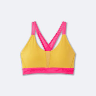 Sujetadores Deportivos Brooks Drive Plunge Run Bra 2.0 Mujer Naranjas/Rosas | CR46782