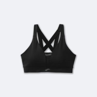 Sujetadores Deportivos Brooks Drive Plunge Run Bra Mujer Negras | CR60587