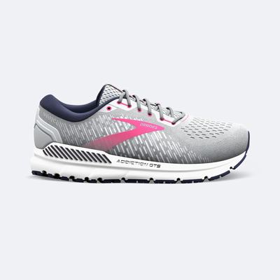 Zapatillas Running Brooks Addiction GTS 15 Mujer Gris/Azul Marino/Rosas | CR32485