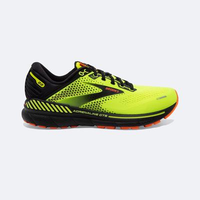 Zapatillas Running Brooks Adrenaline GTS 22 Hombre Amarillo/Negras | CR02187