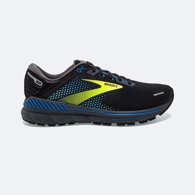 Zapatillas Running Brooks Adrenaline GTS 22 Hombre Negras/Azules | CR29307