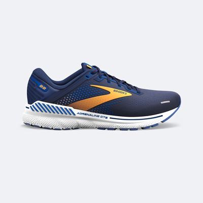 Zapatillas Running Brooks Adrenaline GTS 22 Hombre Azul Marino/Naranjas/Blancas | CR32901