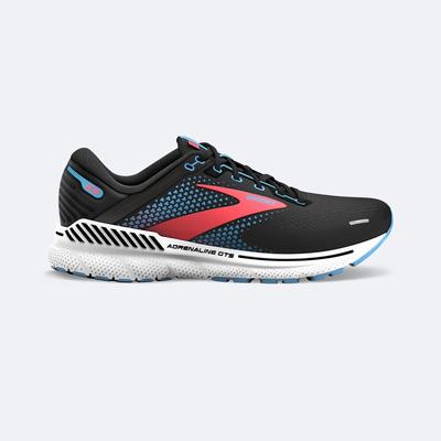 Zapatillas Running Brooks Adrenaline GTS 22 Mujer Negras/Azules/Coral | CR38124