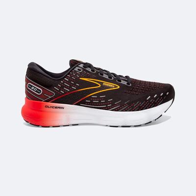 Zapatillas Running Brooks Glycerin 20 Hombre Negras/Rojas | CR52893