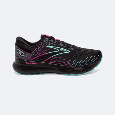 Zapatillas Running Brooks Glycerin 20 Mujer Negras/Azules/Claro Rosas | CR15063