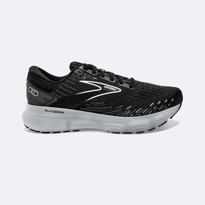 Zapatillas Running Brooks Glycerin 20 Mujer Negras/Blancas | CR28346