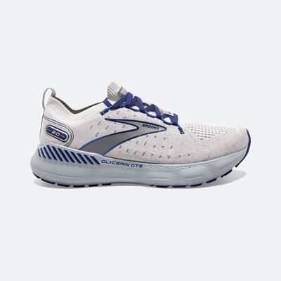 Zapatillas Running Brooks Glycerin StealthFit GTS 20 Hombre Gris/Azules | CR52397