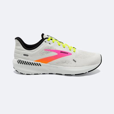 Zapatillas Running Brooks Launch GTS 9 Hombre Blancas/Rosas | CR82641