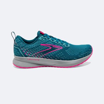 Zapatillas Running Brooks Levitate 5 Mujer Azules/Rosas | CR45016