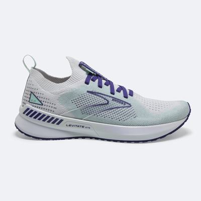 Zapatillas Running Brooks Levitate StealthFit GTS 5 Mujer Blancas/Azul Marino Azules | CR47098