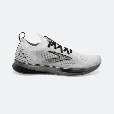 Zapatillas Running Brooks Levitate StealthFit 5 Hombre Blancas/Gris/Negras | CR73054