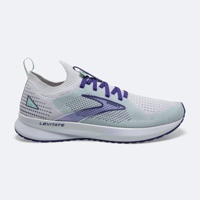 Zapatillas Running Brooks Levitate StealthFit 5 Mujer Blancas/Azul Marino Azules | CR79623