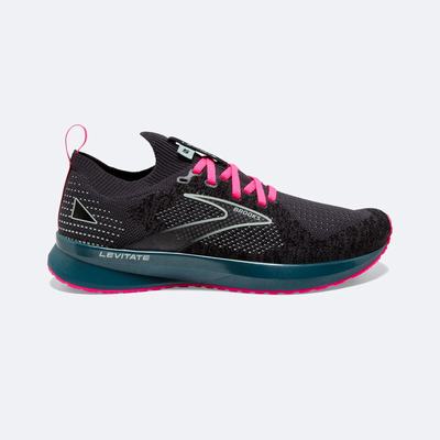 Zapatillas Running Brooks Levitate StealthFit 5 Mujer Negras/Azules/Rosas | CR86917