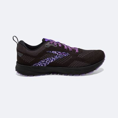 Zapatillas Running Brooks Revel 5 Mujer Negras/Moradas | CR42581