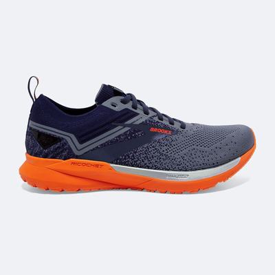 Zapatillas Running Brooks Ricochet 3 Hombre Azul Marino/Gris/Rojas Oscuro | CR58096