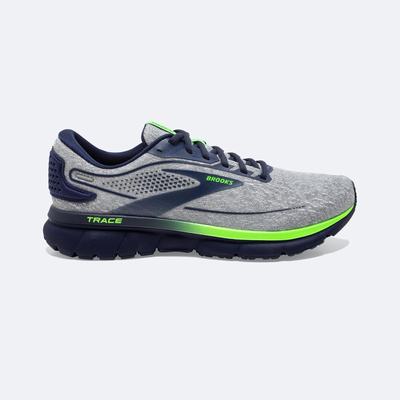 Zapatillas Running Brooks Trace 2 Hombre Gris/Azules/Verde | CR93247