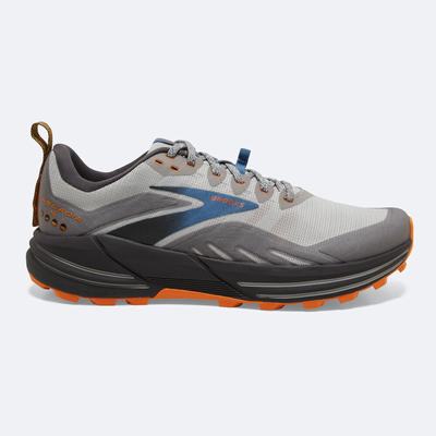 Zapatillas Trail Brooks Cascadia 16 Hombre Gris/Naranjas | CR29817