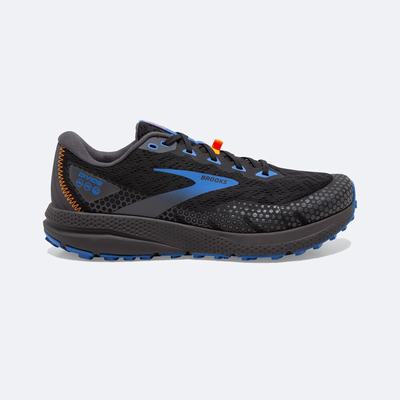 Zapatillas Trail Brooks Divide 3 Hombre Negras/Azules | CR14928