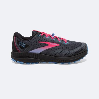 Zapatillas Trail Brooks Divide 3 Mujer Negras/Rosas | CR83569